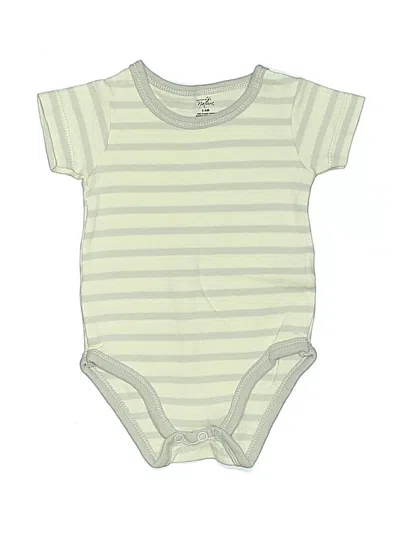Pre-owned Touched By Nature Babies' Short Sleeve Onesie In Green