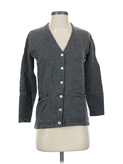 Pre-owned Charter Club Cardigan Sweater In Gray