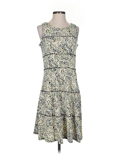 Pre-owned Perceptions Cocktail Dress In Gray