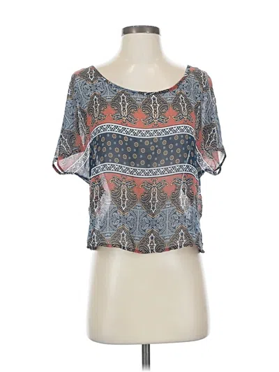 Pre-owned Kirra Short Sleeve T-shirt In Blue