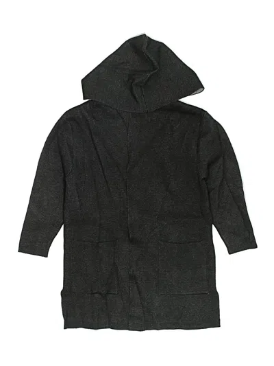 Pre-owned Zara Kids' Zip Up Hoodie In Black