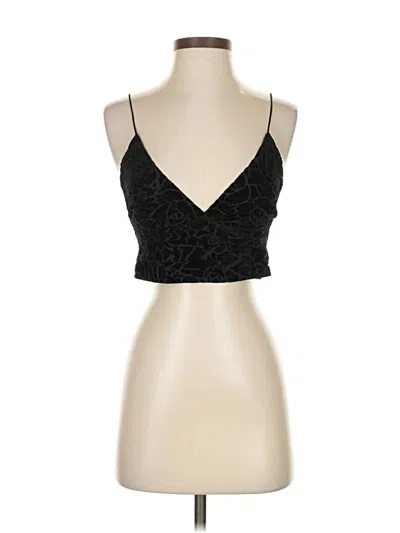 Pre-owned Fp One Sleeveless Top Black Sweetheart Neckline Tops