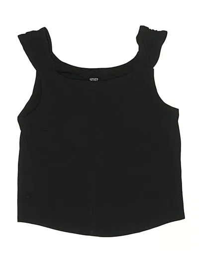 Pre-owned Athleta Girl Kids' Sleeveless T-shirt In Black