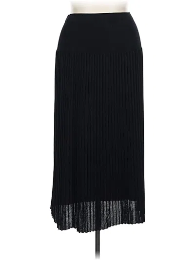 Pre-owned Misook Formal Skirt In Black