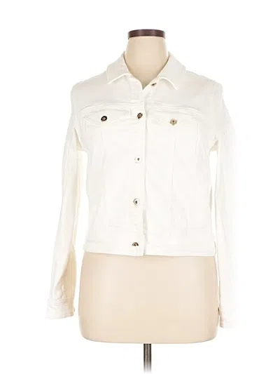 Pre-owned Kate Spade New York Jacket In White