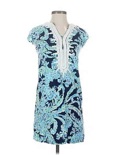 Pre-owned Lilly Pulitzer Casual Dress In Blue