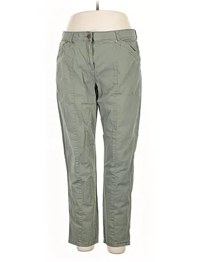 Pre-owned Chico's Khaki Pant In Green