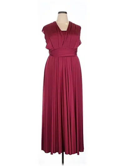 Pre-owned Torrid Cocktail Dress In Burgundy