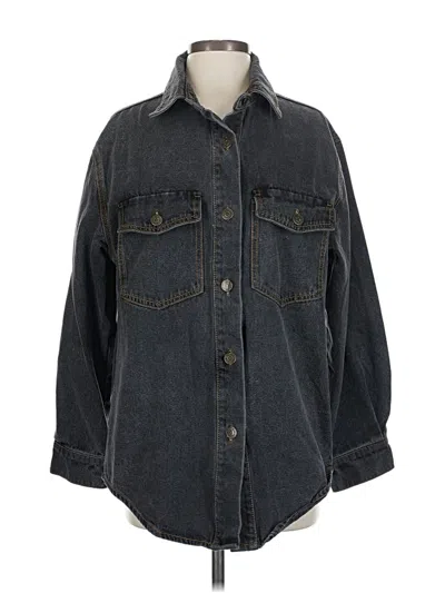 Pre-owned Rhythm Denim Jacket In Gray
