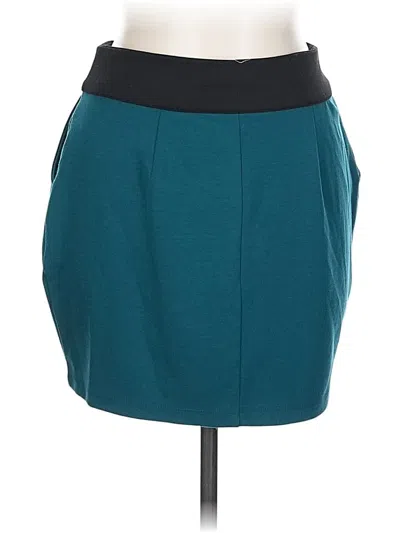 Pre-owned Forever 21 Casual Skirt In Blue
