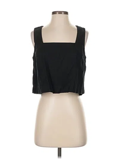 Pre-owned Abercrombie & Fitch Sleeveless Blouse In Black
