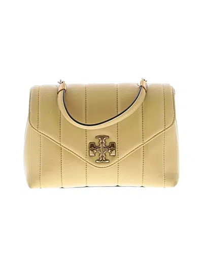 Pre-owned Tory Burch Leather Satchel In Yellow