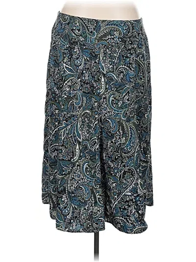 Pre-owned Dressbarn Casual Skirt In Blue