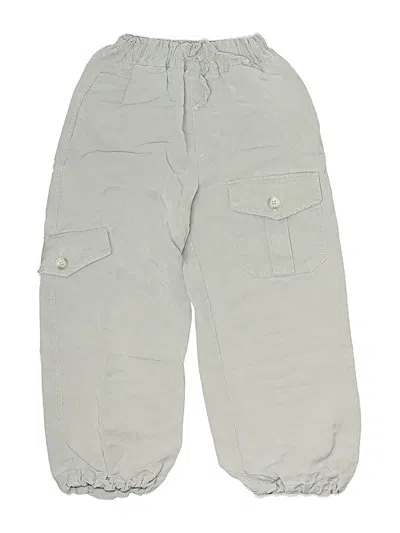Pre-owned Zara Kids' Cargo Pants In Gray
