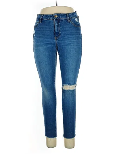Pre-owned Ava & Viv Jeans In Blue