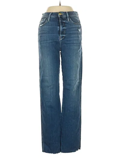 Pre-owned Frame Jeans In Blue