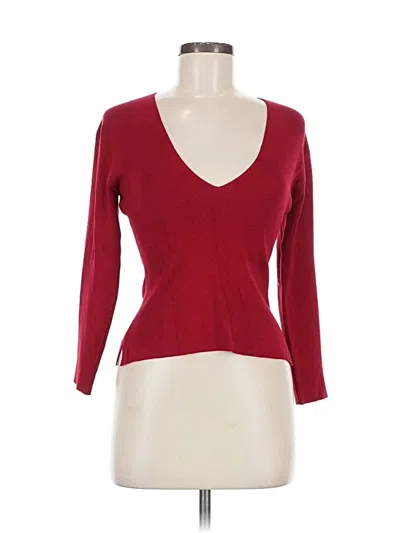 Pre-owned James Perse Cardigan Sweater In Red