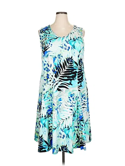 Pre-owned Kim Rogers Casual Dress In Blue