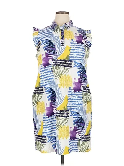 Pre-owned Chico's Casual Dress In Blue