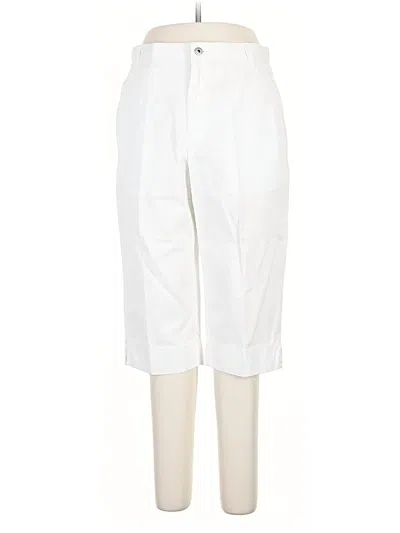 Pre-owned Liz Claiborne Casual Pants In White