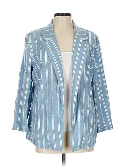 Pre-owned Chico's Cardigan Sweater In Blue