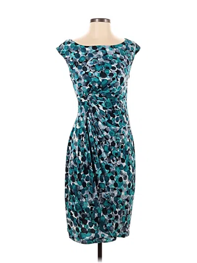 Pre-owned Connected Apparel Cocktail Dress In Blue