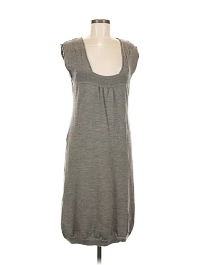 Pre-owned Garnet Hill Casual Dress In Gray