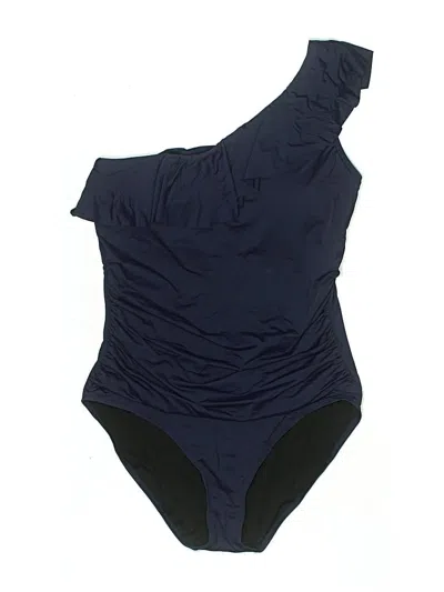 Pre-owned Hilor One Piece Swimsuit In Blue