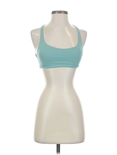 Pre-owned Lululemon Athletica Sports Bra In Blue