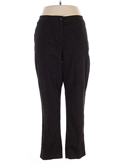 Pre-owned Jessica London Casual Pants In Black