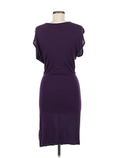 Pre-owned H&m Casual Dress In Purple