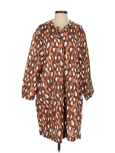 Pre-owned Riva Casual Dress In Brown