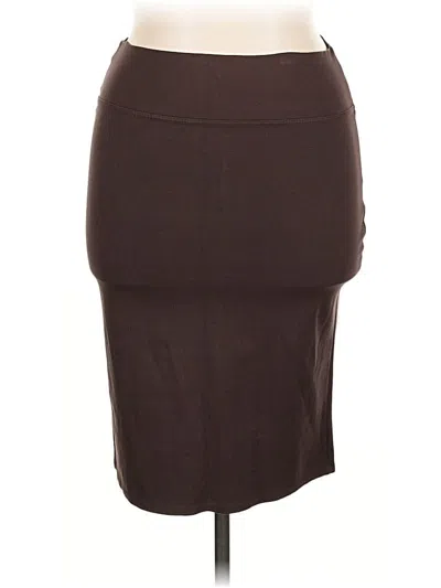 Pre-owned Hybrid & Company Casual Skirt In Brown