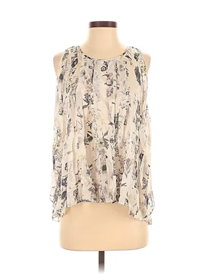 Pre-owned Club Monaco Sleeveless Blouse In White