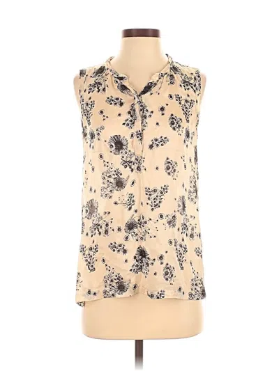 Pre-owned Club Monaco Sleeveless Blouse In White