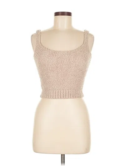 Pre-owned Skims Sweater Vest In Brown