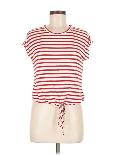 Pre-owned Green Envelope Short Sleeve T-shirt In Red