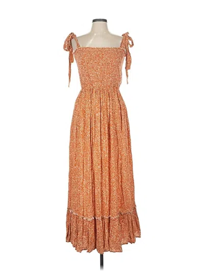 Pre-owned By Together Casual Dress In Orange