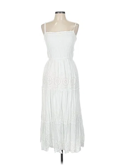 Pre-owned Jessica Simpson Casual Dress In White