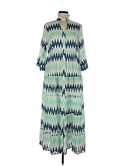 Pre-owned Assorted Brands Casual Dress In Green