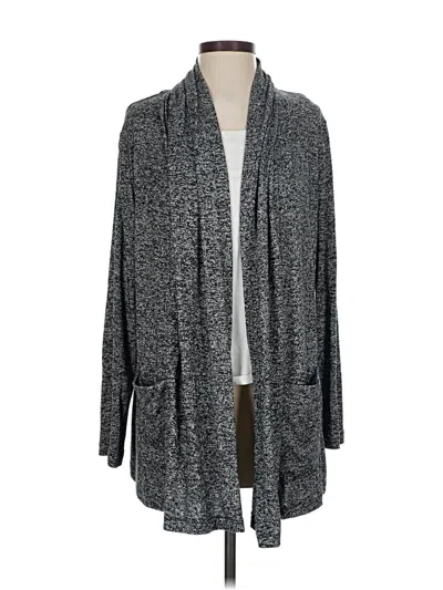 Pre-owned Athleta Cardigan Sweater In Gray