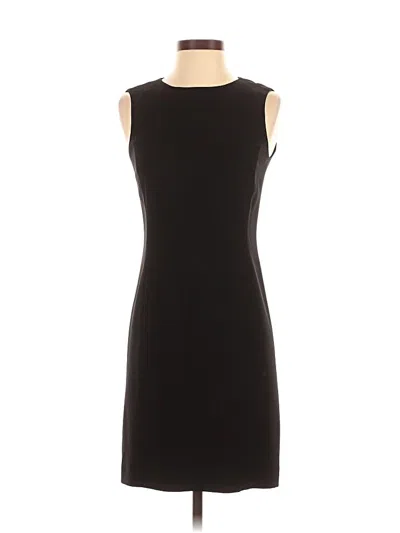 Pre-owned Linda Allard Ellen Tracy Cocktail Dress In Black