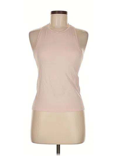 Pre-owned Lululemon Athletica Tank Top Tan Halter Neckline Tops In Brown