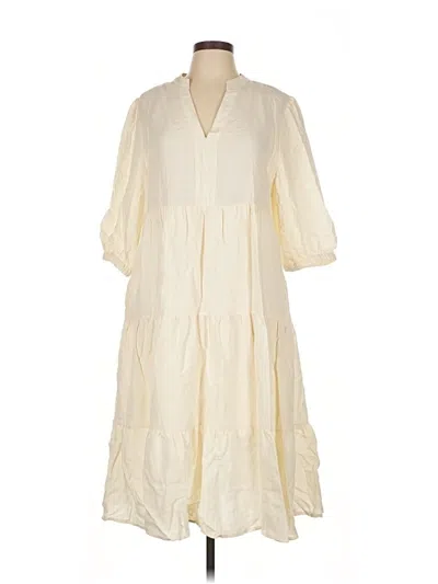 Pre-owned Entro Casual Dress In White