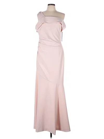 Theia Cocktail Dress In Pink