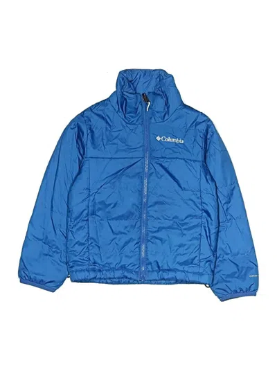 Pre-owned Columbia Kids' Snow Jacket In Blue