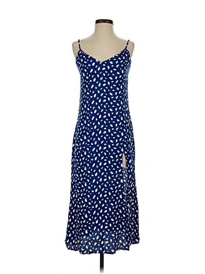 Pre-owned Reformation Casual Dress In Blue