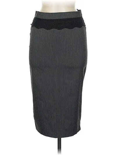 Pre-owned Want And Need Formal Skirt In Black