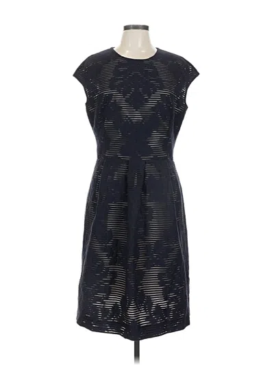 Pre-owned Lela Rose Cocktail Dress In Black