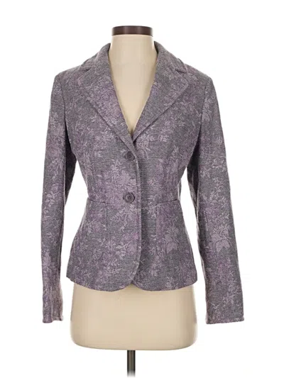Pre-owned Ann Taylor Blazer Jacket In Purple
